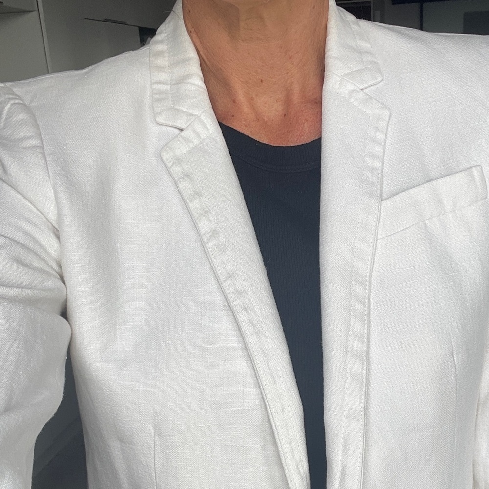 J.Crew TALL Regent Blazer White – Spring Capsule / Workwear / Quiet Luxury Lined - Picture 4 of 15